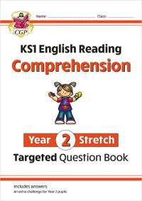 Book Cover for KS1 English Year 2 Stretch Reading Comprehension Targeted Question Book (With Answers) by CGP Books
