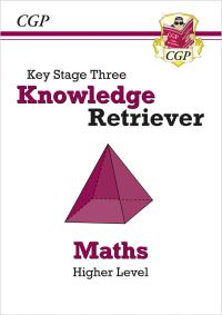 Book Cover for KS3 Maths Knowledge Retriever - Higher by CGP Books