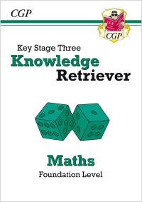 Book Cover for KS3 Maths Knowledge Retriever - Foundation by CGP Books