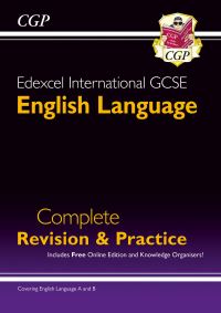 Book Cover for Edexcel International GCSE English Language by CGP Books