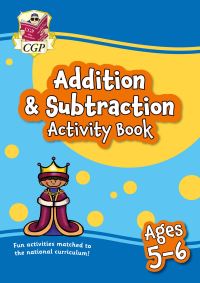 Book Cover for Addition & Subtraction Activity Book for Ages 5-6 (Year 1) by CGP Books