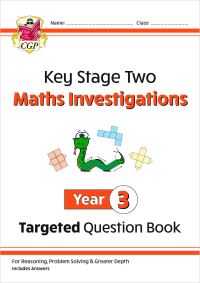 Book Cover for KS2 Maths Investigations Year 3 Targeted Question Book by CGP Books