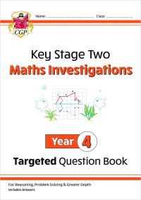 Book Cover for KS2 Maths Investigations Year 4 Targeted Question Book by CGP Books
