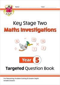 Book Cover for KS2 Maths Investigations Year 5 Targeted Question Book by CGP Books