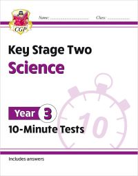 Book Cover for KS2 Year 3 Science 10-Minute Tests by CGP Books