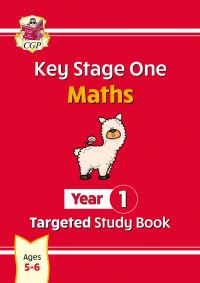 Book Cover for KS1 Maths Year 1 Targeted Study Book by CGP Books