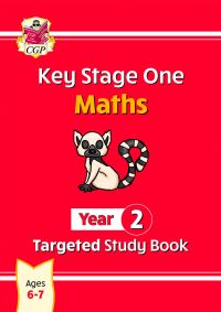 Book Cover for KS1 Maths Year 2 Targeted Study Book by CGP Books