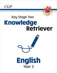 Book Cover for KS2 English Year 3 Knowledge Retriever by CGP Books