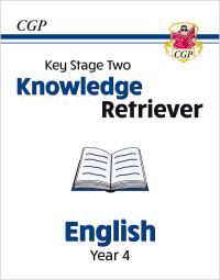 Book Cover for KS2 English Year 4 Knowledge Retriever by CGP Books