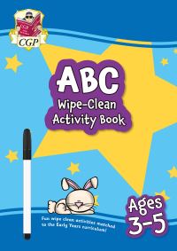 Book Cover for ABC Wipe-Clean Activity Book for Ages 3-5 (With Pen) by CGP Books