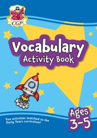 Book Cover for Vocabulary Activity Book for Ages 3-5 by 