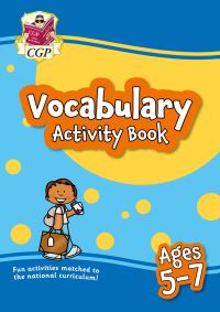 Book Cover for Vocabulary Activity Book for Ages 5-7 by CGP Books