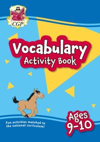 Book Cover for Vocabulary Activity Book for Ages 9-10 by 
