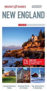 Book Cover for Insight Guides Travel Map New England by Insight Guides