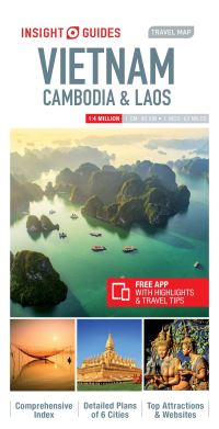 Book Cover for Insight Guides Travel Map Vietnam, Cambodia & Laos (Insight Maps) by Insight Guides