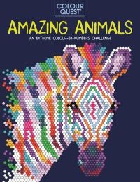 Book Cover for Colour Quest®: Amazing Animals by Lauren Farnsworth