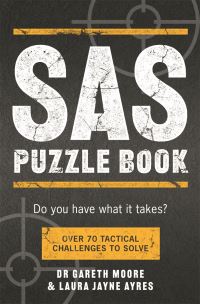 Book Cover for SAS Puzzle Book by Dr Gareth Moore, Laura Jayne Ayres
