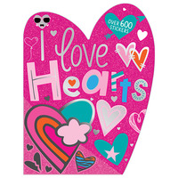Book Cover for I LOVE HEARTS STICKER BOOK by 