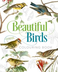 Book Cover for Beautiful Birds Colouring Book by Peter Gray