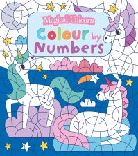 Book Cover for Magical Unicorn Colour by Numbers by Claire Stamper