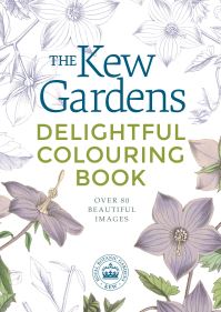 Book Cover for The Kew Gardens Delightful Flowers Colouring Book by Arcturus Publishing Limited