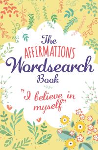 Book Cover for The Affirmations Wordsearch Book by Eric Saunders