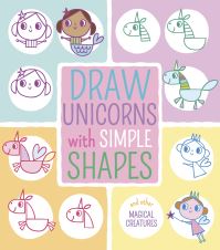Book Cover for Draw Unicorns With Simple Shapes by Jo Moon