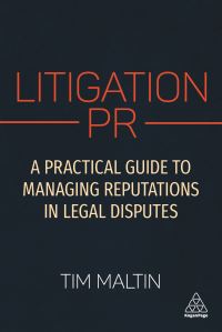 Book Cover for Litigation PR by Tim Maltin