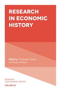 Book Cover for Research in Economic History by Christopher Hanes, Susan Wolcott