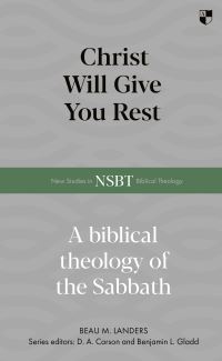 Book Cover for Christ Will Give You Rest by Beau M Landers