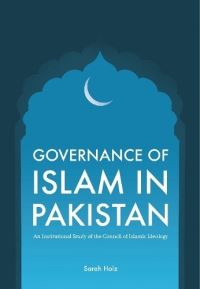 Book Cover for Governance of Islam in Pakistan by Sarah Holz