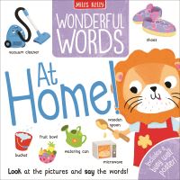 Book Cover for Wonderful Words. At Home! by Zoe Waring
