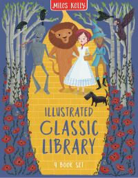 Book Cover for Illustrated Classic Library by Lewis Carroll, J M Barrie, Carlo Collodi, L Frank Baum