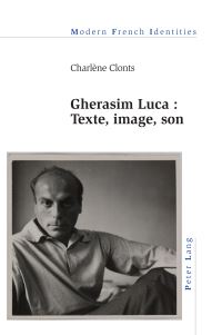 Book Cover for Gerasim Luca by Charlène Clonts