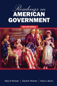 Book Cover for Readings in American Government by Mary P Nichols, David K Nichols, Kevin J Burns