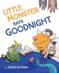 Book Cover for Little Monster Says Goodnight by David Slonim