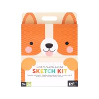 Book Cover for Carry-Along Corgi Sketch Kit by Petit Collage