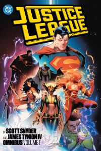 Book Cover for Justice League by Scott Snyder and James Tynion IV Omnibus. Vol. 1 by Scott Snyder, James Tynion