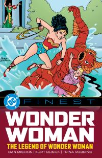 Book Cover for The Legend of Wonder Woman by Daniel Mishkin, Kurt Busiek