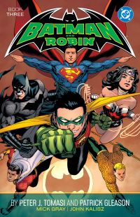 Book Cover for Batman and Robin by Peter J. Tomasi and Patrick Gleason. Book 3 by Peter Tomasi