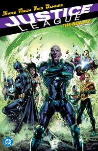 Book Cover for Justice League. Book Three by Geoff Johns