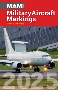 Book Cover for Military Aircraft Markings 2025 by Stuart Schofield