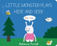 Book Cover for Little Monster Plays Hide and Seek by Rebecca Purcell