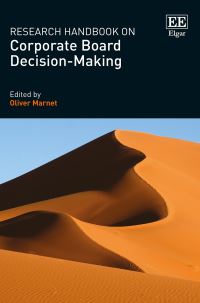 Book Cover for Research Handbook on Corporate Board Decision-Making by Oliver Marnet