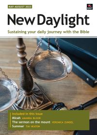 Book Cover for New Daylight May-August 2023 by Gordon Giles