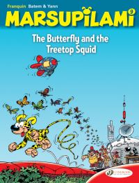 Book Cover for The Butterfly and the Treetop Squid by Yann, Franquin