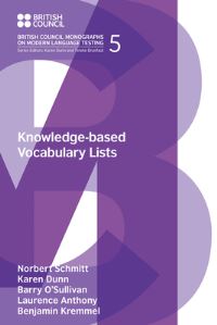 Book Cover for Knowledge-Based Vocabulary Lists by Norbert Schmitt, Karen Dunn, Barry OSullivan, Laurence Anthony, Benjamin Kremmel
