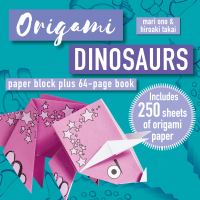 Book Cover for Origami Dinosaurs by Mari Ono, Hiroaki Takai