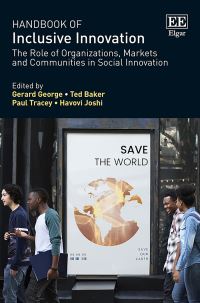 Book Cover for Handbook of Inclusive Innovation by Gerard George, Ted Baker, Paul Tracey, Havovi Joshi