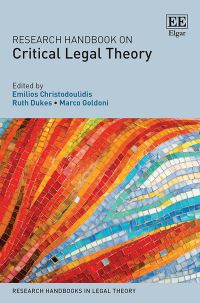 Book Cover for Research Handbook on Critical Legal Theory by Emilios Christodoulidis, Ruth Dukes, Marco Goldoni